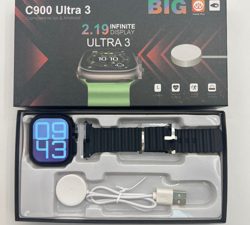 S9 Smartwatch – Bluetooth Calling, Sports, Heart Rate, Blood Pressure (C900U3)