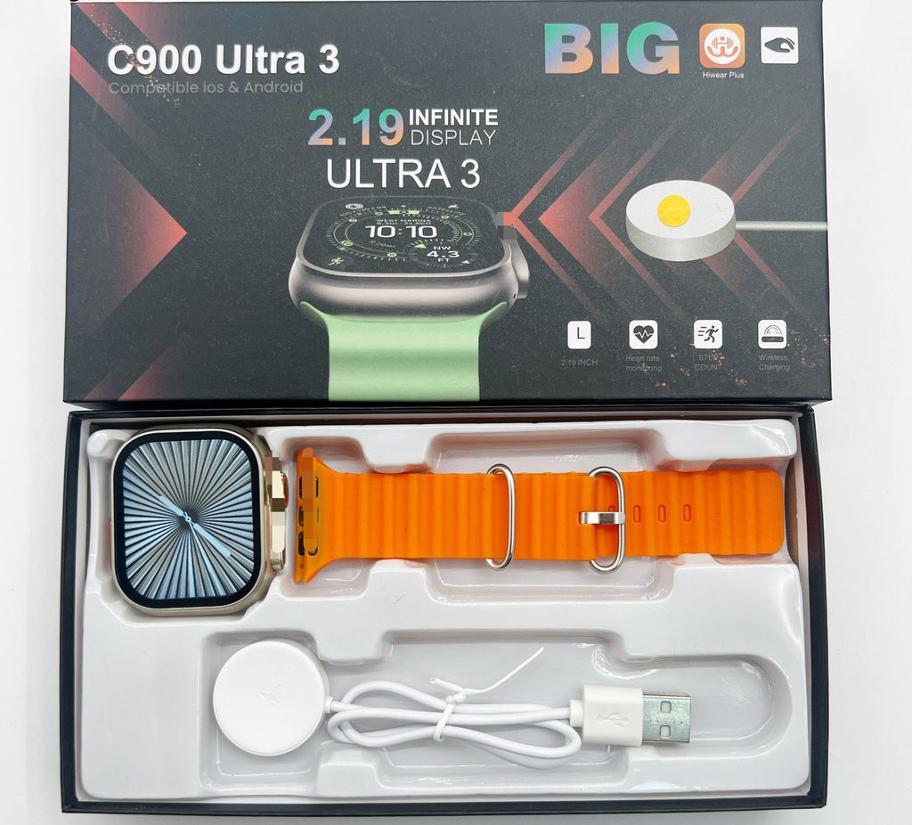 S9 Smartwatch – Bluetooth Calling, Sports, Heart Rate, Blood Pressure (C900U3)