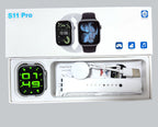S11 and S11 Pro Smartwatches: Bluetooth-enabled with support for running, sports, and calls.